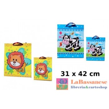 12 SHOPPERS 3D ANIMALI...
