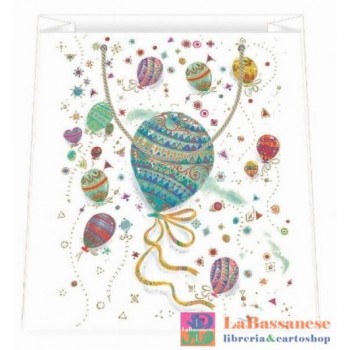 SHOPPER BLUE BALLOON C/FOIL...