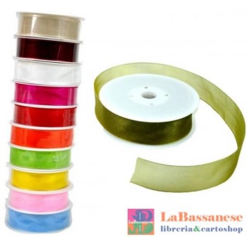 RONDELLA ORGANZA 25MM X 25M...