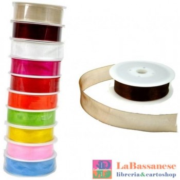 RONDELLA ORGANZA 25MM X 25M...