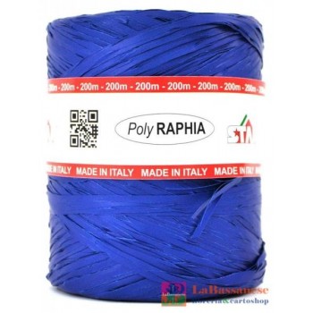SPOLETTA RAFFIA BLU R01 - 