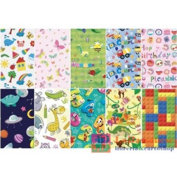 ESPOSITORE 100 FOGLI CARTA PIEGATA 70X100 BAMBINI - 18298