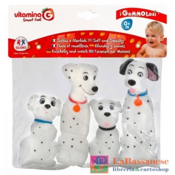 GOMMOLOSI CANI DALMATA 4PZ...