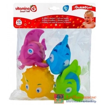 GOMMOLOSI PESCI 4PZ - 05391