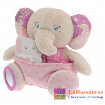 PUPAZZO ELEFANTE ROSA -...