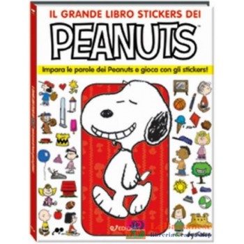 Grande libro stickers dei Peanuts. Impara le parole dei Peanuts e gioca con gli stickers! Con adesivi. Ediz. a colori (Il)