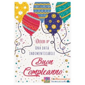 CONF. 12 PZ. BIGLIETTI BUON COMPLEANNO - FA00064BC