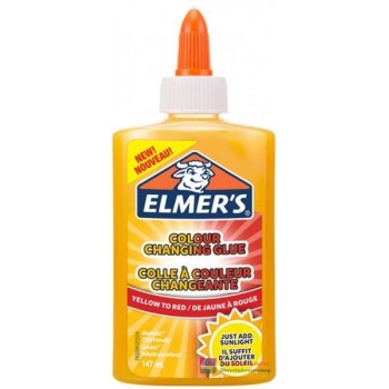 ELMER'S COLLA LIQUIDA CAMBIACOLORE DAL GIALLO AL ROSSO ESPONENDOLA AL SOLE/CALORE FLACONE DA 147 ML - 2109498