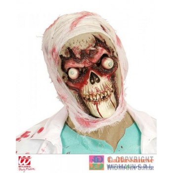 MASCHERA MEZZO VISO TESCHIO ZOMBIE - 96571