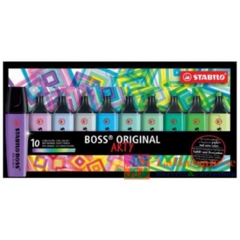 STABILO BOSS ASTUCCIO DA 10 COLORI ASS. - COLORI FREDDI - 70/10-2-20