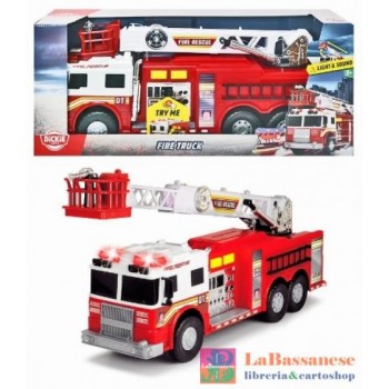 FIRE TRUCK CM.57, FUNZIONAMENTO A RUOTA LIBERA, LUCI E SUONI , PERTI IN MOVIMENTO - 203719008