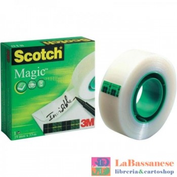 NASTRO ADESIVO INVISIBILE SCOTCH MAGIC, VALUE PACK, 6 ROTOLI DA 19 MM X 33 MM - 55677--7100054673