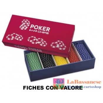 SCATOLA 125 FICHES CON VALORE - 03480