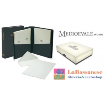 MEDIOEVALE AVORIO SCATOLA 50/50 F.TO 12X18 206 DOPPIO - LS700001MEA/50