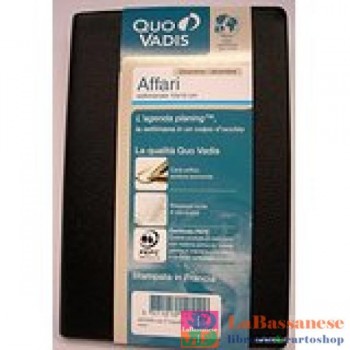 AGENDA AFFARI QUO VADIS IMPALA NERO10X15 (Cod. 004007Q)