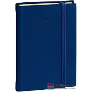 AGENDA QUO VADIS DAILY 24 SILK BLU ELASTICO (Cod. 377012Q)