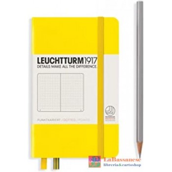 TACCUINO A6 COPERTINA RIGIDA POCKET PUNTINATO LEMON (Cod. 344796)