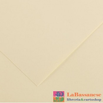 CONFEZIONE DA 25 CARTONCINI MONORUVIDI (LISCIO DA UN LATO E RUVIDO DALL'ALTRO) 220 GR/M2 FORMATO 70 X 100 COLORE GIALLO CREMA - 