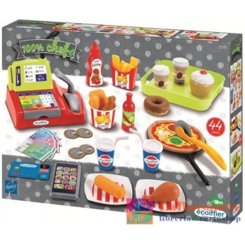 SET FAST FOOD CON ACCESSORI 44 PEZZI - 7600002595