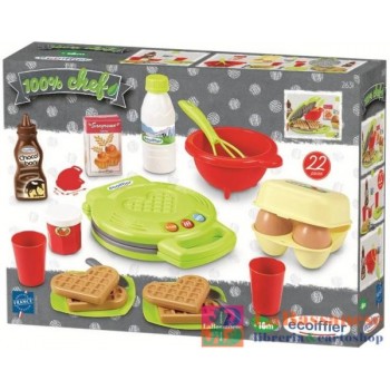 100% CHEF PIASTRA DEI WAFFLE 22 PZ - 7600002631