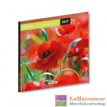 2017 CALEND 16,5X16,5 COQUELICOTS AQ (Cod. GUTAQ14445)