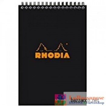 RHODIA BLOCCO BLACK SPIRALE...