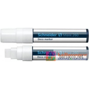 MARKER SCHNEIDER CHALK GROSSO 260 BIANCO (Cod. P126049)