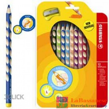 STABILO EASYcolors per mancini ast.12 matite (Cod. 331/12)