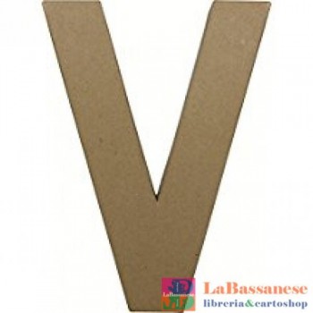 Decopatch-Decorazione in cartapesta, motivo: 'Fantasy, lettera' V ', colore: mar (Cod. AC415O)