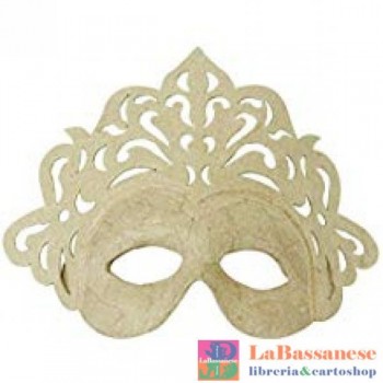 Decopatch, maschera da principessa in cartapesta, 8 x 23 x 18 cm, colore marrone (Cod. AC786C)