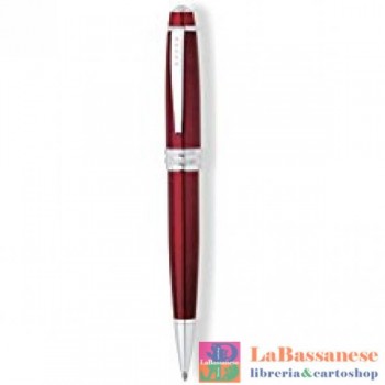 Cross Sfera Bailey Ballpoint Pen Lacca Rossa Lacquer Red (Cod. AT0452-8)