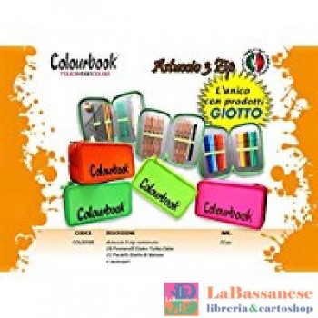 ASTUCCIO 3 ZIP COLOUR BOOK...