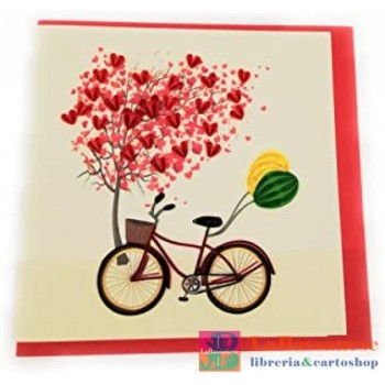 BIGLIETTO ORIGAMO FILIGRANA...