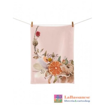 STROFINACCIO CUCINA 50 X70CM ORANGE FLOWER WEART (Cod. OKT126)