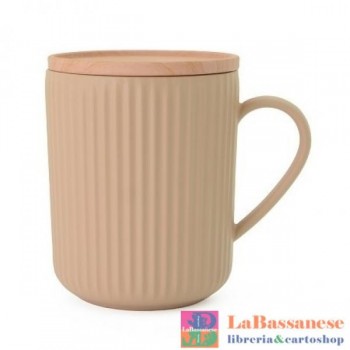 TAZZA CON TAPPO BIOLOCO PLANT DELUXE 8.5X10X11-DESERT- (Cod. BPDT600)