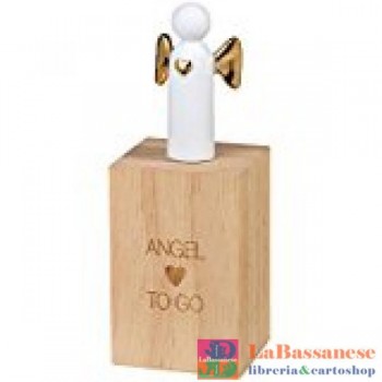 ANGELO "TO GO" CON SCATOLETTA 4X2.5X5 PORCELLANA/LEGNO (Cod. 50049888627)