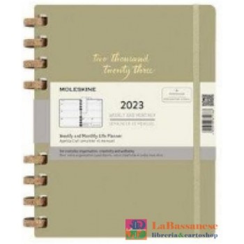 2023-12 MONTHS, SPIRAL PLANNER. EXTRA-LARGE, CRUSH OLIVE