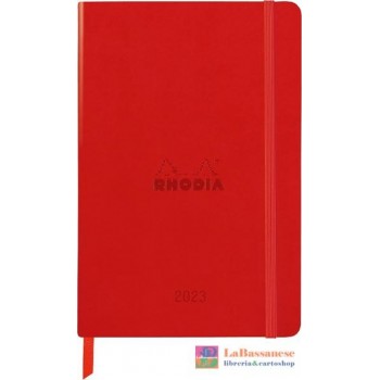 23-AGENDA RHODIA WEB23 ORIZ. ROSSO PAPAVERO (Cod. 194123C)