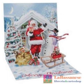 BIGLIETTO NATALE GREETING CARD POP UP TRADITIO (Cod. BGPQP0626)