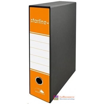 REGISTRATORE STARLINE - PROTOCOLLO DORSO 8 ARANCIO 28,5X34,3X8 - RLP8AR