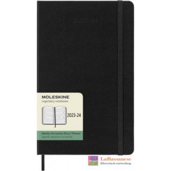 2023-24 MOLESKINE 18 MESI WEEKLY HORIZONTAL HARD COVER