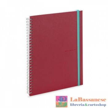 24 - AGENDA NOTA BENE 17X24 SAFIAN ROSSO (Cod. NB7C6)