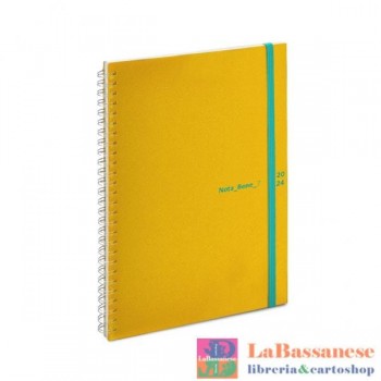 24- AGENDA NOTA BENE 17X24 SAFIAN SETTIMANALE GIALLO (Cod. NB7WC2)