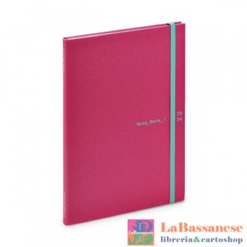 24- AGENDA NOTA BENE 17X24 SETTIMANALE FUCSIA (Cod. NB7C8)