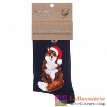 CALZINI NATALE NAVY FESTIVE...