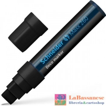 MARCATORE A GESSO LIQUIDO SCHNEIDER COLORE NERO - TRATTO 5 + 15MM - 126001