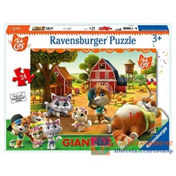 PUZZLE 24 PZ MAXI 44 GATTI...