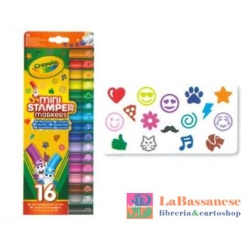 16 MINI PENNARELLI CON...