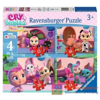 PUZZLE 4 IN A BOX CRY BABIES - 03052