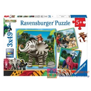 PUZZLE 3X49 PZ ZAFARI - 05055